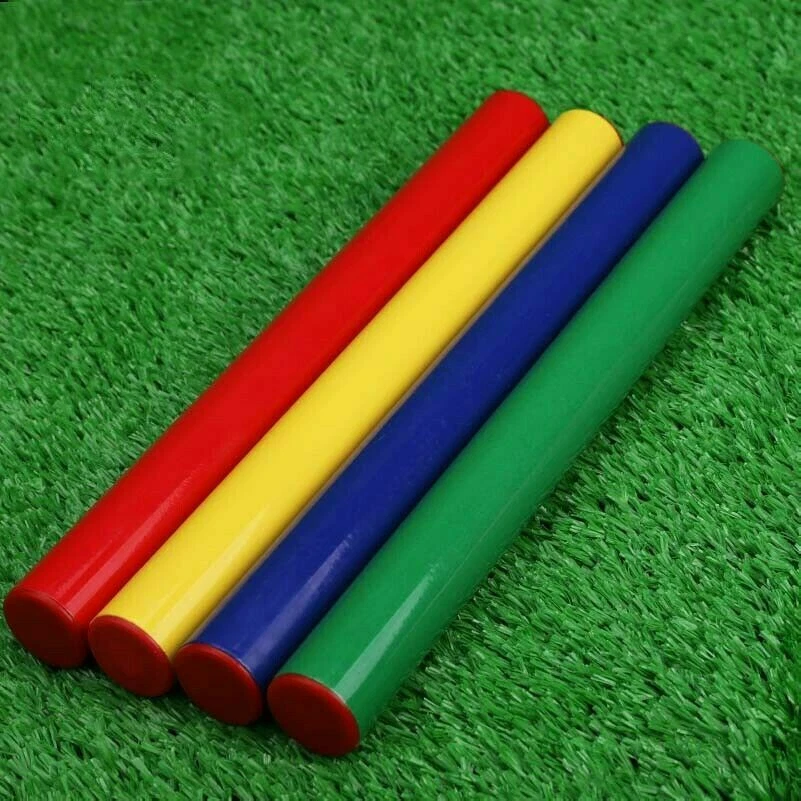 5PCS  Athletic Racing Relay Baton 30cm Aluminium Alloy School Sports Accessory - Image 1 of 4