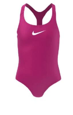 Nike Swim Niñas Essential Racerback Una Pieza Rosa Prime Foto 1 de 3