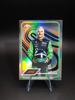 2024 Topps Chrome Formula 1 F1 Refractor Valtteri Bottas #13 - Image 1 of 2