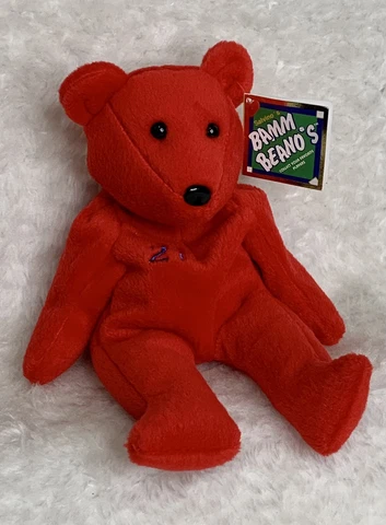 1998 Salvino's Bamm Beano’s Red Bear #21 w/Tag - Sammy Sosa - Chicago Cubs Cover
