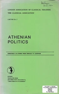 Athenian Politics, Democracy In Athens From Pericles To Cleophon, 1979 Softback - Imagen 1 de 3