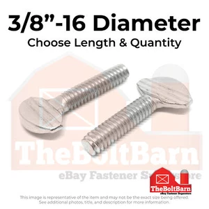 3/8"-16 18-8 Stainless Steel Thumb Screws (Choose Length & Qty) - Picture 1 of 5