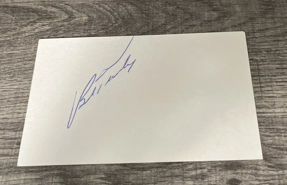 Bob Turley (d. 2013) Signed Autographed Index Card - Image 1 of 1