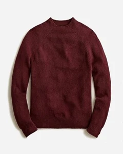 $90 NWT J CREW Rollneck Sweater Supersoft Yarn BD613 Midnight Burgundy COZY! XS - Picture 1 of 11