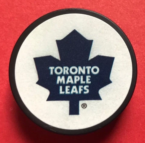 1990 Toronto Maple Leafs mini NHL hockey puck Vintage plastic gumball miniature Cover