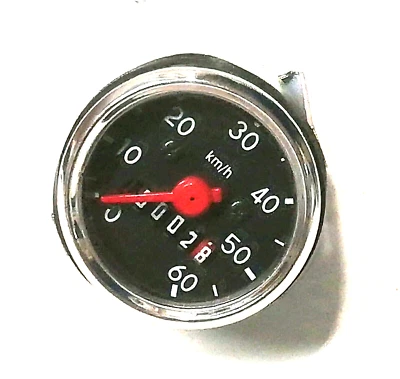 Tachometer Ø48mm 60km/h Chromring Simson S50 S51 S60 S70 S80 KR51 Schwalbe SR4 - Bild 1 von 2
