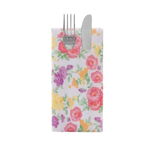 Bestecktasche Johanna aus Linclass® Airlaid 40 x 40 cm, 12 Stück - Serviette - Bild 1 von 3