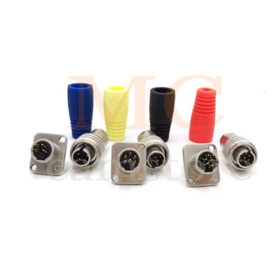 Hirose MXR-8P-8P 4 6 8pin aviation plug Socket,for Sony RCP-1500 Studio Cameras - Image 1 of 4