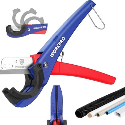 WORKPRO PEX Pipe Cutter with Sharp 7Cr17MoV Blades Hose Cutter with 1/8"-1-5/8" - Image 1 of 4
