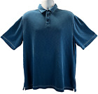 Age of Wisdom XL Golf Koszulka polo Casual Niebieska Krótki rękaw Kolaż Boczne otwory wentylacyjne