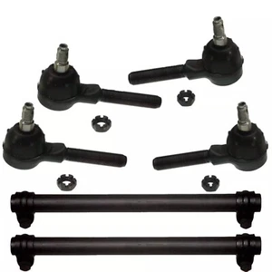 6 PC Kit Steering Parts Chevrolet Corvette 63-82 Tie Rod Ends Sleeves New - Picture 1 of 1