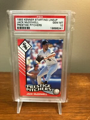 1993 Jack McDowell Kenner Starting Lineup Action card PSA 10 GEM MINT *POP 2 - Image 1 of 2