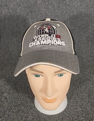 Gorra de béisbol juvenil New Era Chicago White Sox 2005 Serie Mundial sombrero deportivo camionero Foto 1 de 4
