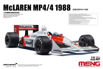 Meng McLAREN MP4/4 1988 – KIT IN PLASTICA – SCALA 1:12 - Immagine 1 di 4