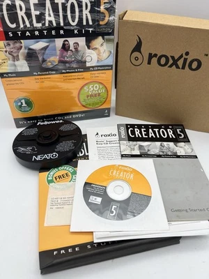 Easy CD Creator 5 Roxio PC CD-ROM Big Box Starter Kit Free Shipping - Image 1 of 2