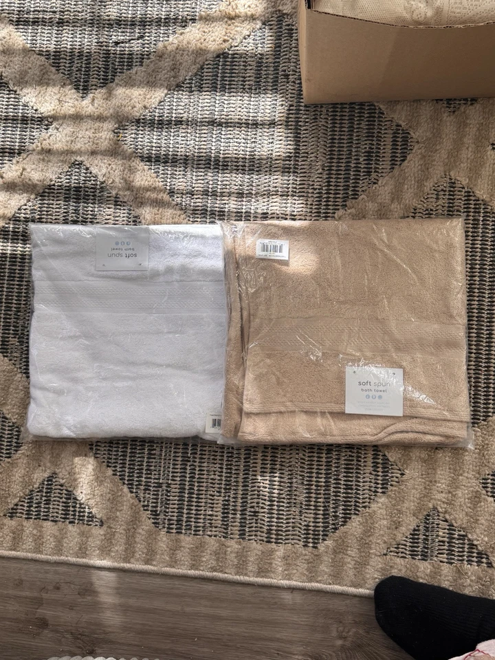 Sunham Soft Spun Cotton Bath Towel White T410231