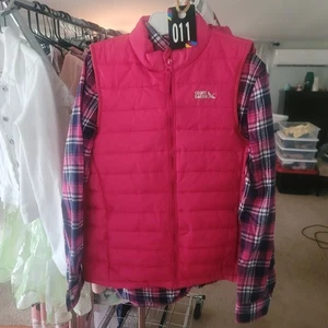 💕 Eddie Bauer Girls' Puffer Vest & Flannel Shirt Set – NWT – Size 4/5 - Picture 1 of 5