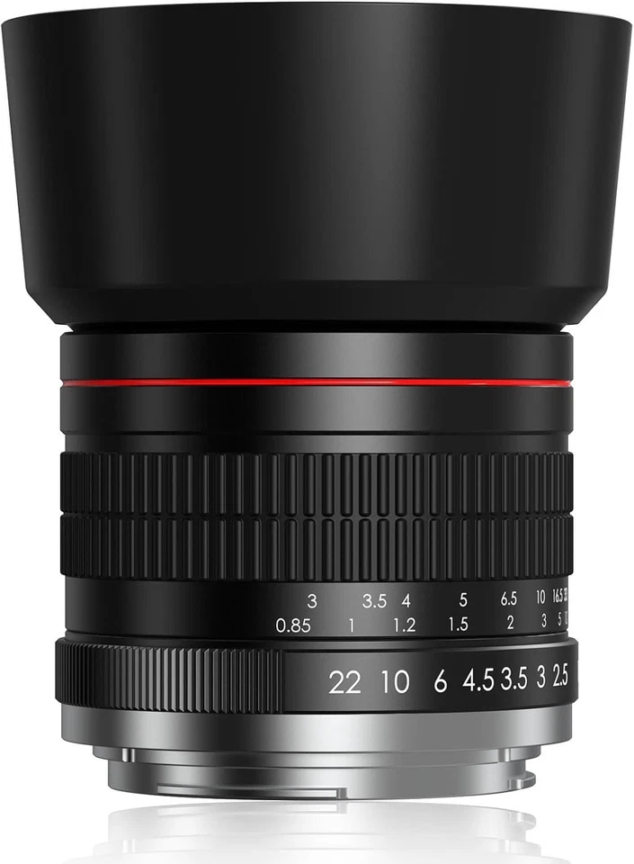 85mm Lens for Canon RF - 85mm f1.8 Portrait Lens Manual Focus(MF) for Canon EOS - Image 1 of 4