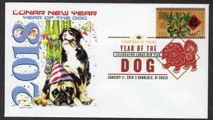 2018 Lunar New Year of the DOG (Scott 5524) - Panda Cachets DCP FDC TD923 - Bild 1 von 1
