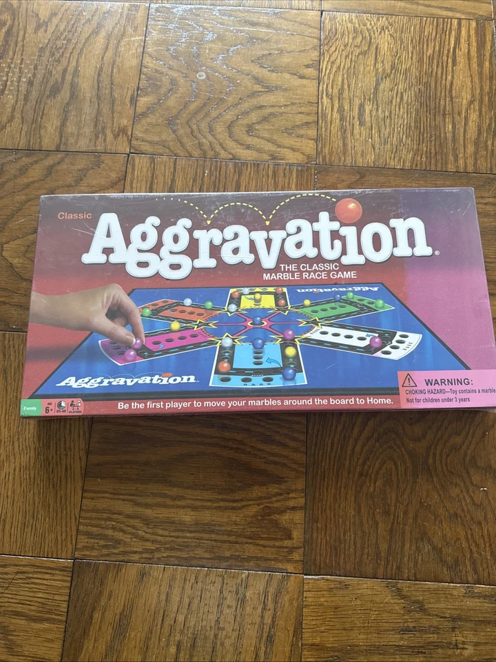 Juego de mesa Aggravation Classic Marble Race de Hasbro precintado nuevo Foto 1 de 4