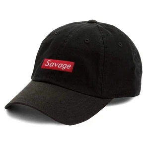 Savage Dad Hat Embroidered Curved Adjustable Baseball Cap - Picture 1 of 3