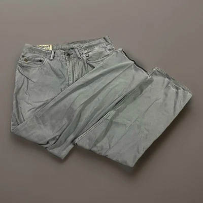 Vintage 1990s Polo Ralph Lauren 650 Straight Fit Gray Pants Size 34 x 30 - Image 1 of 4