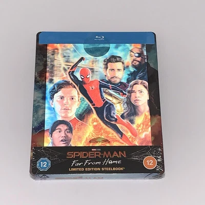 Spider-Man Far From Home Steelbook Blu-Ray Exclusive Marvel Ltd Edition - Sealed - Image 1 of 4