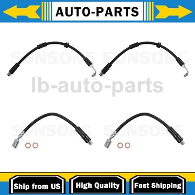 4x Manguera Freno Línea Delantera Trasera Audi RS6 2003-2004 Foto 1 de 4