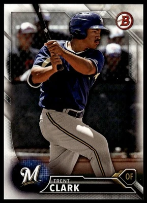 2016 Bowman Draft Trent Clark #BD-149 - Image 1 of 2