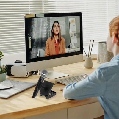  6 Pcs Pied De Micro Bureau Pince Support Microphone Réglable Portable - Photo 1/4