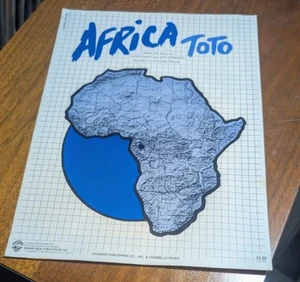 AFRICA Sheet Music TOTO 1982 David Paich and Jeff Porcaro - Picture 1 of 2
