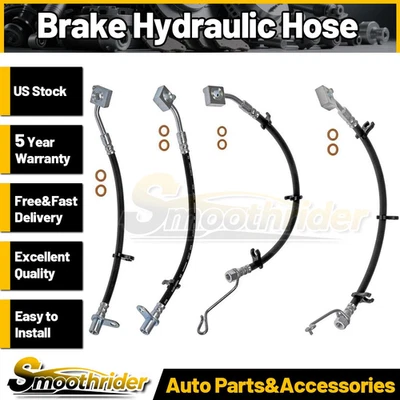 Dorman 4pcs Front Rear Brake Hydraulic Hoses For Ram 1500 2011-2015 2016 2017 - Image 1 of 4