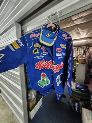 Chaqueta de carreras NASCAR Kyle Busch Kellogg's para hombre talla M Foto 1 de 2