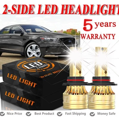 For Ford Special Service Police Sedan 2014-2018 9012 HIR2 LED Headlight Bulbs Foto 1 de 4