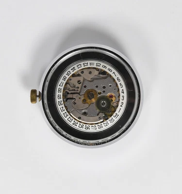 Zenith 2562PC Automatic Movement Date in Display Case Working NOS AS IS - Image 1 of 2