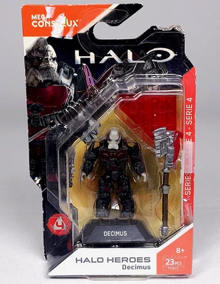 Mega Construx Halo Heroes DECIMUS FFM73 Series 4 Mini Figure New w Shelf Wear - Image 1 of 4