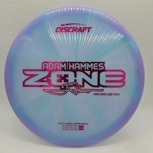 Discraft Z Swirl Zone Adam Hammes Tour Series Blue/Lavender Stamp 173-174g - Picture 1 of 3