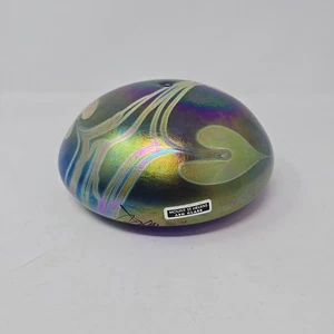 Mount St. Helens Ash Eric Brakken Signed Art Glass 5 1/4" Oil Lamp - Picture 1 of 12