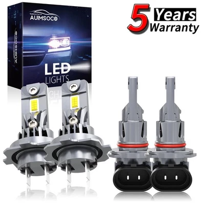 Kit de faros LED blancos para Toyota MR2 Spyder 2003-2005 haz alto/bajo 72000LM Foto 1 de 4