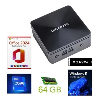 Mini-PC | i3 - 2x4,1 GHz | bis 64 GB RAM | bis 1 TB SSD | Win 11 Pro | Office 24 - Bild 1 von 4