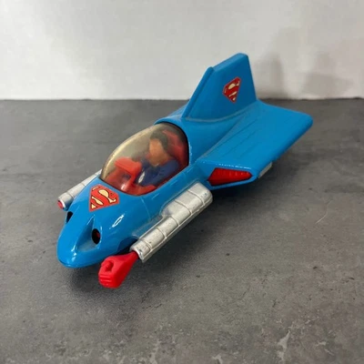 Corgi Jr. Junior DC Comics Blue Superman Supermobile UK 1979 Vintage - Image 1 of 4