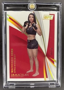 2021 Immaculate Collection UFC #22 Mackenzie Dern /10 - Picture 1 of 2