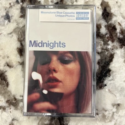 Taylor Swift Midnights Limited Edition Moonstone  Blue Cassette - Image 1 of 3