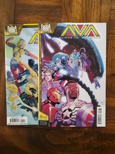 Marvel Comics Aliens vs Avengers 3 4 Hickman - Picture 1 of 3