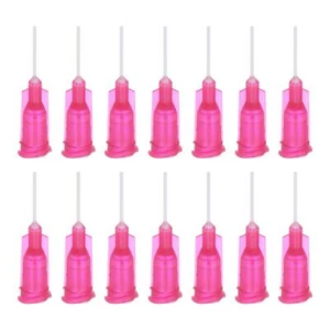 50Pcs 25G Distribution Aiguilles 1/2 PTFE Tube pour Liquide Colle Rouge - Imagen 1 de 7