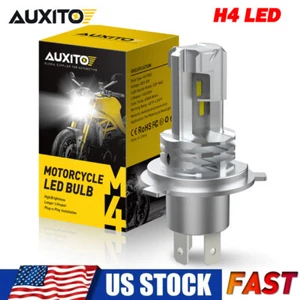 H4 9003 LED Motorcycle Headlight Bulb HID 6000K White High/Low Beam Super Bright - Picture 1 of 12