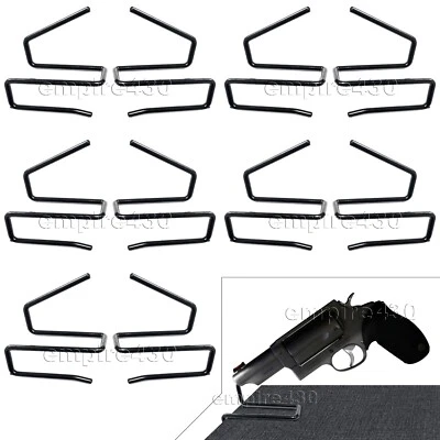 Lote de 10, Perchas para Pistolas Traseras Pistola Almacenamiento de Seguridad Foto 1 de 3