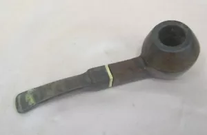 ANTIQUE FRENCH TOBACCO PIPE WOOD & VULCANITE RARE - Picture 1 of 8