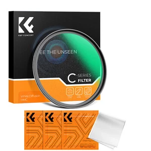 K&F Concept 49mm-82mm White Pro Mist Filter Cinematic Effect Filter NANO-C Serie - Picture 1 of 9