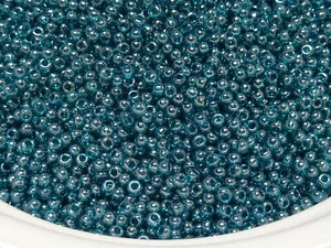 Toho Seed Beads 11/0 - Transparent Lustered Teal - Picture 1 of 1